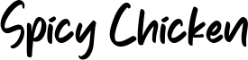 Spicy Chicken Font