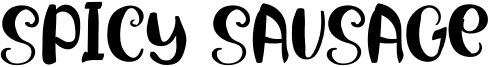 Spicy Sausage Font