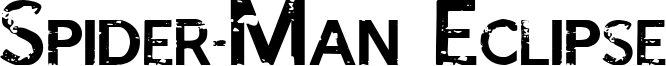 Spider-Man Eclipse Font