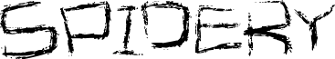 Spidery Font