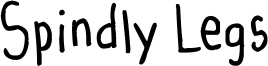 Spindly Legs Font
