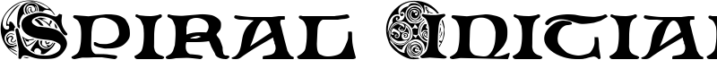 Spiral Initials Font