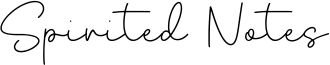 Spirited Notes Font