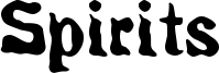 Spirits Font