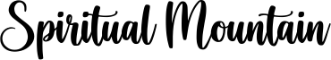 Spiritual Mountain Font