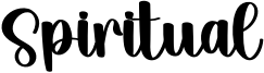Spiritual Font