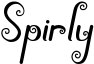 Spirly Font