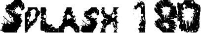 Splash 180 Font