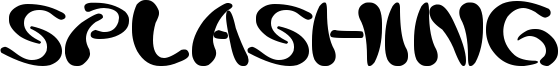 Splashing Font