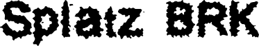 Splatz BRK Font