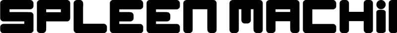spleen machine pk.ttf