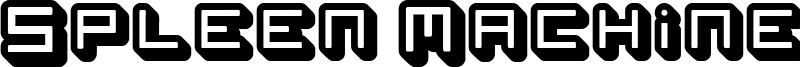 Spleen Machine Font