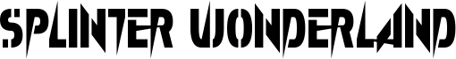 Splinter Wonderland Font