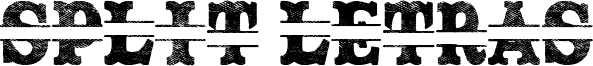 Split Letras Font