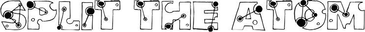 Split the Atom Font