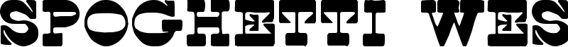Spoghetti Western TFB Font
