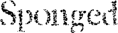 Sponged Font