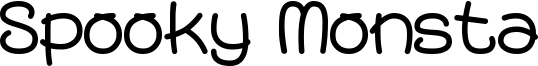 Spooky Monsta Font
