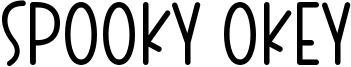 Spooky Okey Font