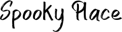 Spooky Place Font