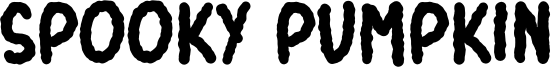 Spooky Pumpkin Font