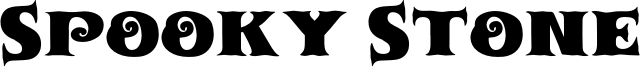 Spooky Stone Font