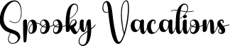Spooky Vacations Font