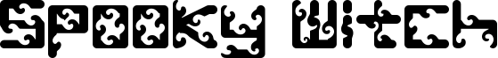 Spooky Witch Font