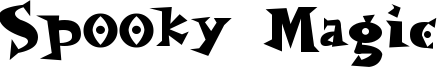 Spooky Magic Font