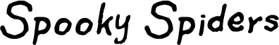 Spooky Spiders Font