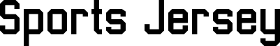 Sports Jersey Font