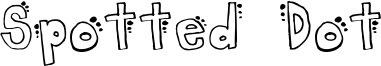 Spotted Dot Font