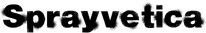 Sprayvetica Font
