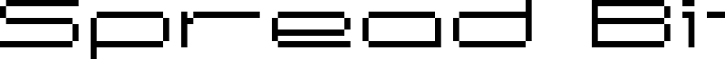 Spread BitA10 Font