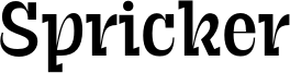 Spricker Font