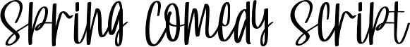 Spring Comedy Script Font