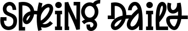 Spring Daily Font