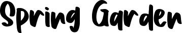 Spring Garden Font