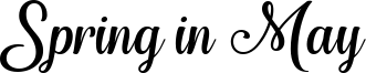 Spring in May Font