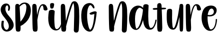 Spring Nature Font