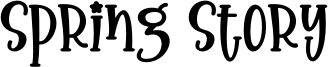 Spring Story Font