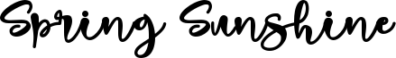 Spring Sunshine Font
