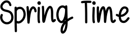Spring Time Font