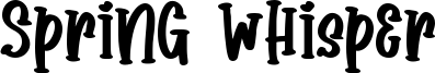 Spring Whisper Font