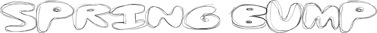 Spring Bump Font