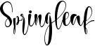 Springleaf Font