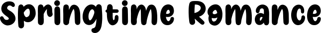 Springtime Romance Font