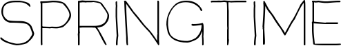 Springtime Font