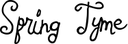 Spring Tyme Font