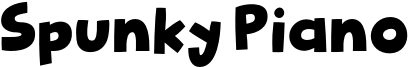 Spunky Piano Font